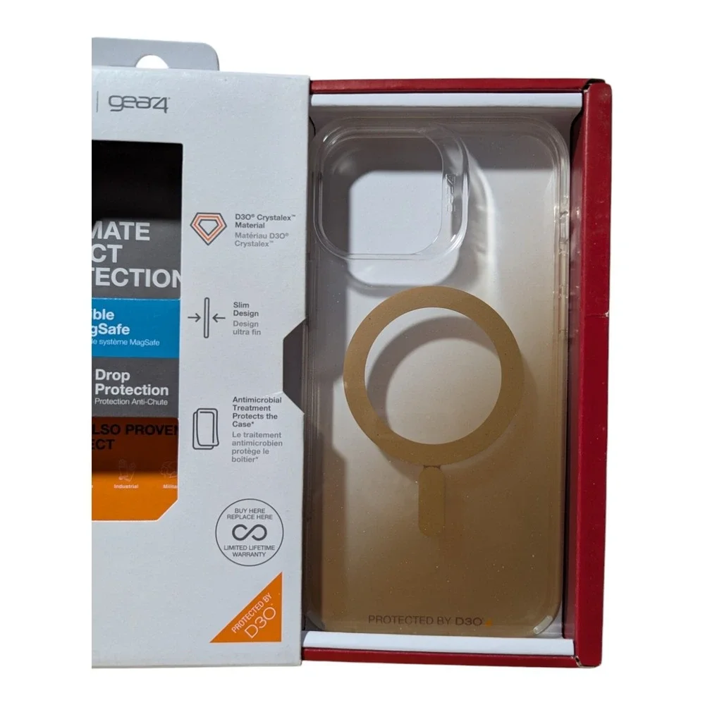 i2. ZAGG Gear4 Milan Snap MagSafe Case Apple iPhone 13 Pro Max (6.7 2021) - Gold